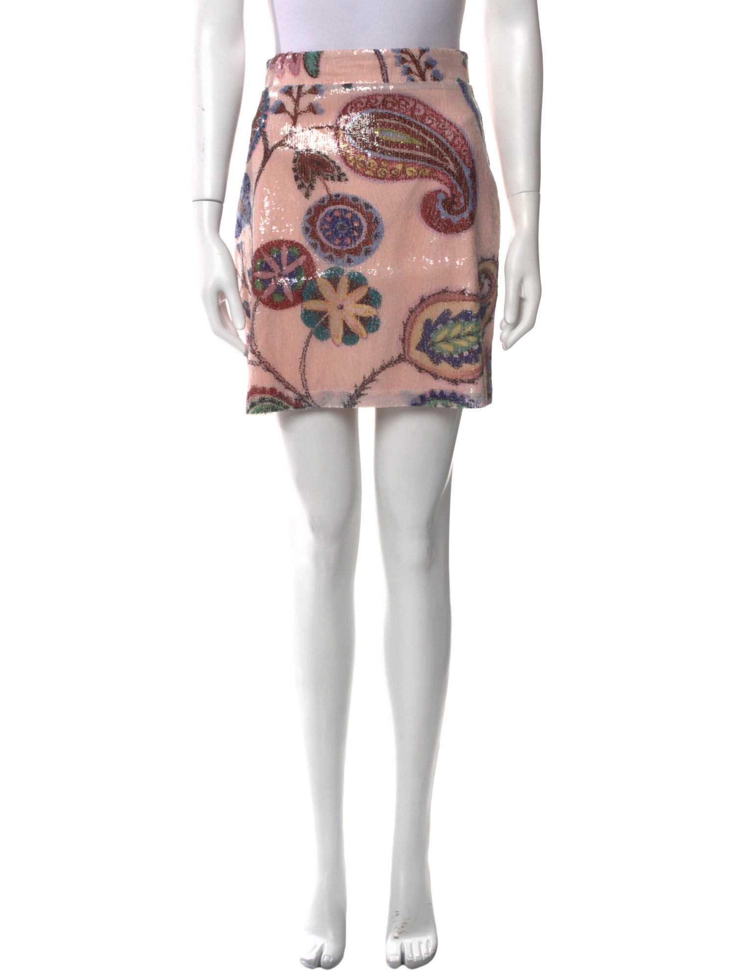 Silvia Tcherassi Paisley Print Mini Skirt
