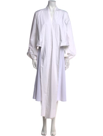 Silvia Tcherassi V-Neck Long Sleeve Tunic