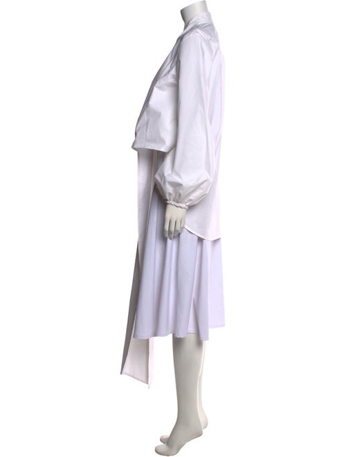 Silvia Tcherassi V-Neck Long Sleeve Tunic