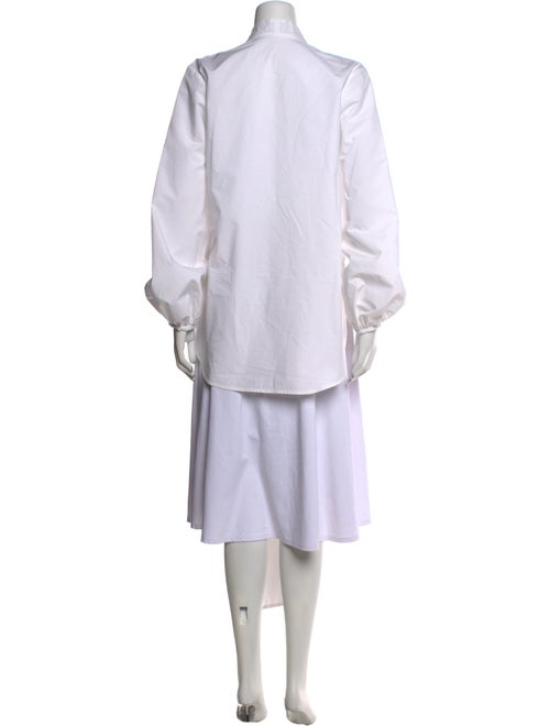 Silvia Tcherassi V-Neck Long Sleeve Tunic