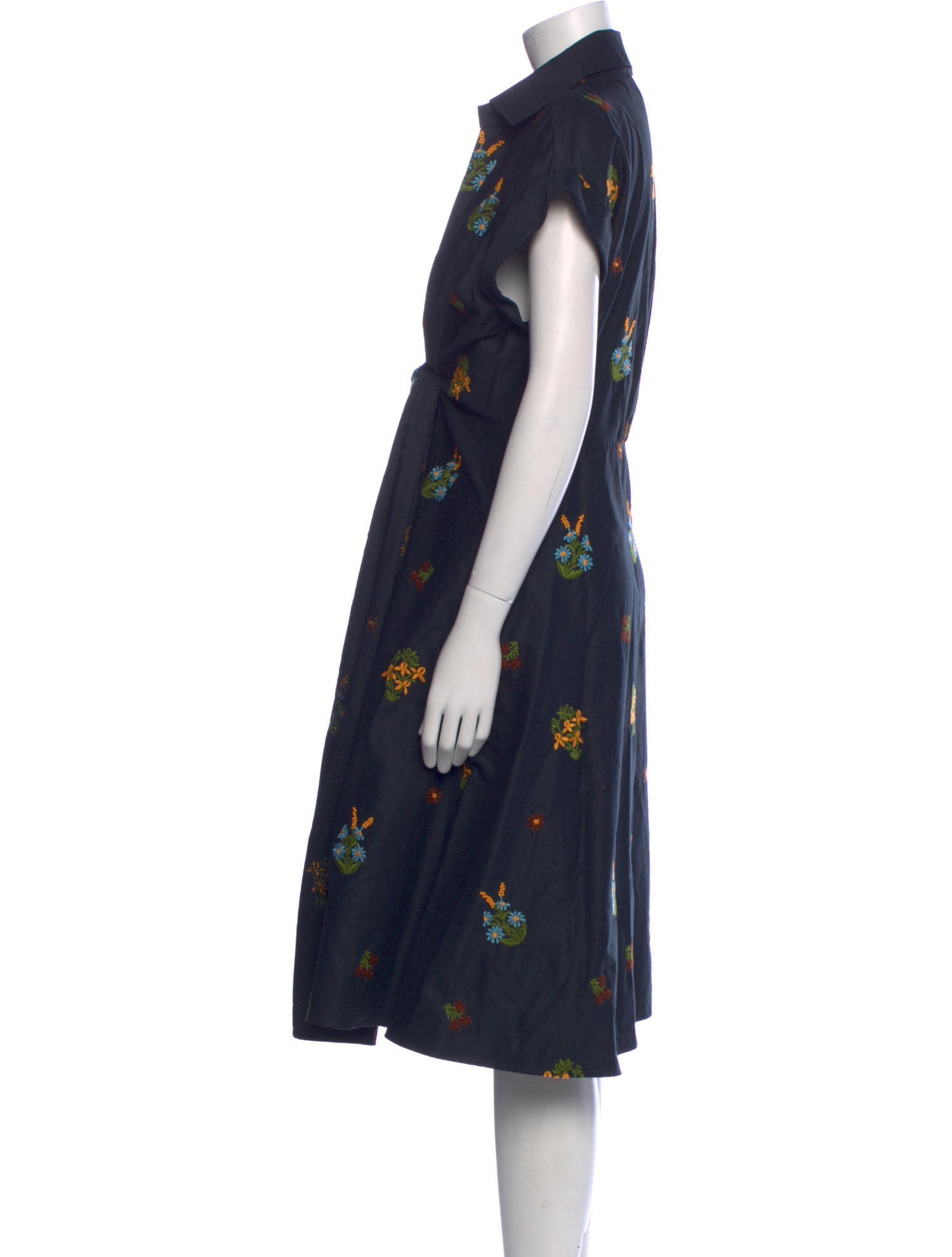 Silvia Tcherassi Floral Print Midi Length Dress