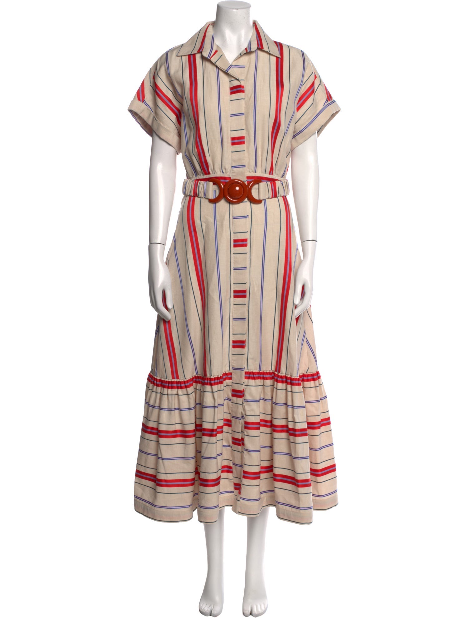 Silvia Tcherassi Striped Long Dress