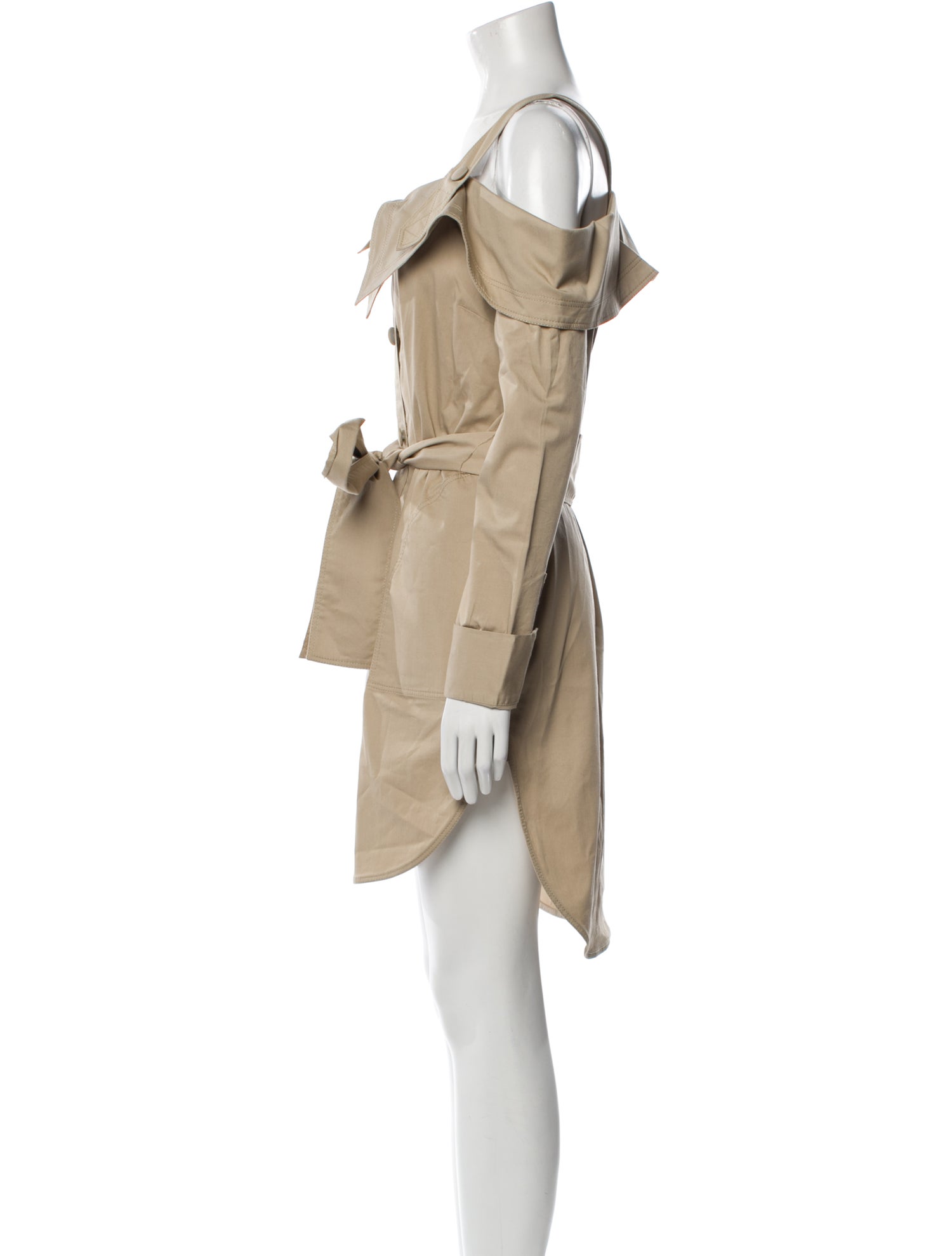 Silvia Tcherassi Square Neckline Knee-Length Dress