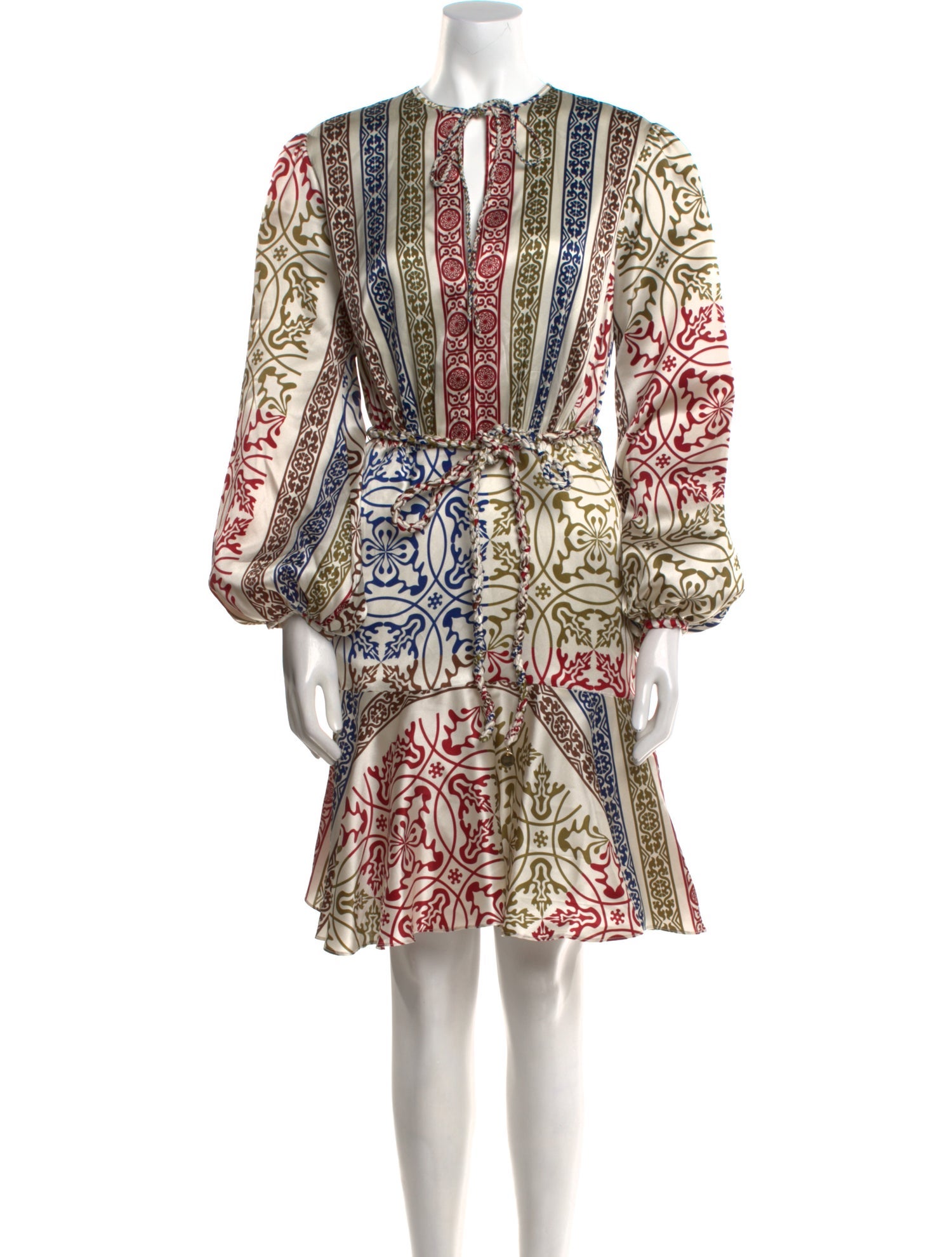 Silvia Tcherassi Silk Knee-Length Dress w/ Tags