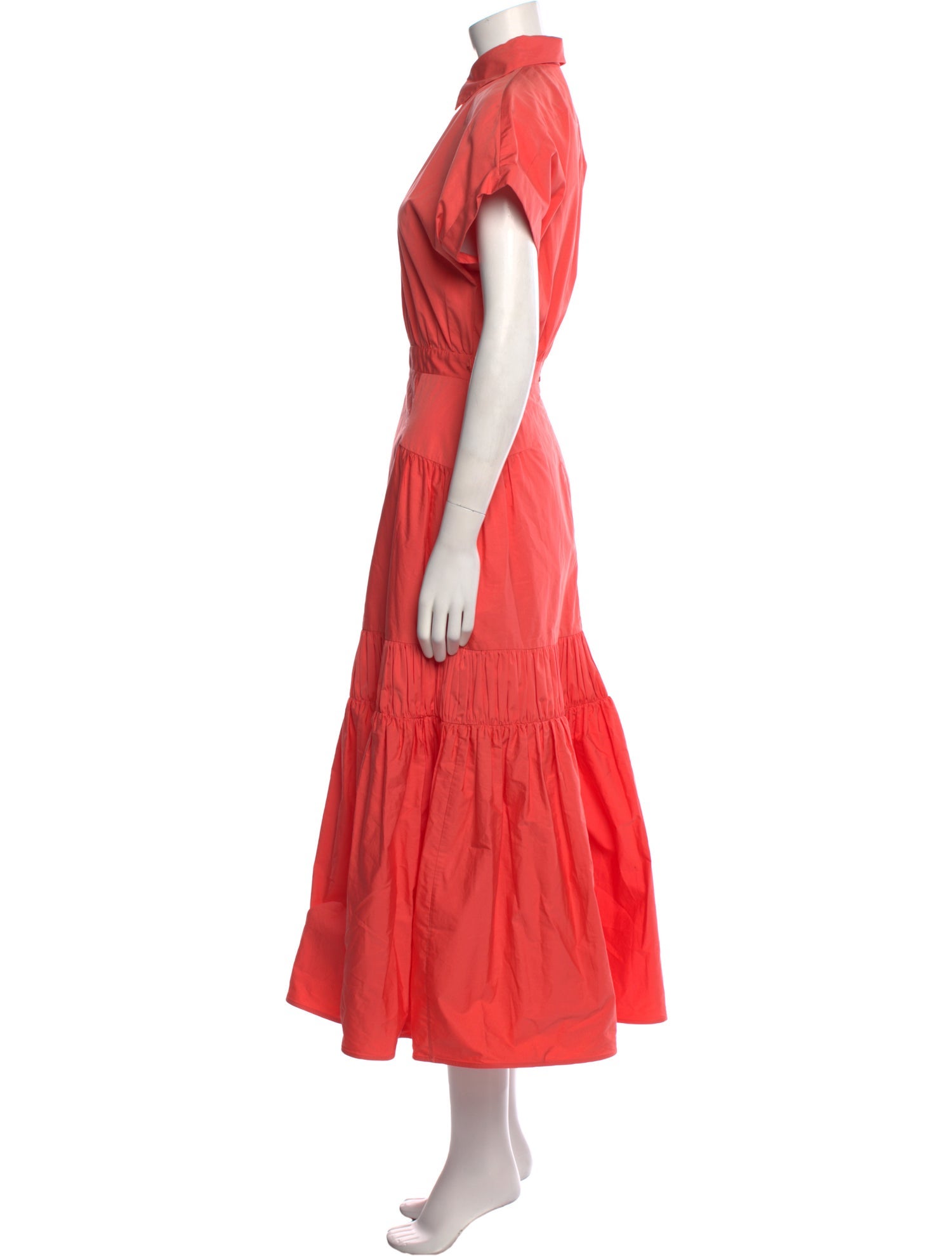 Silvia Tcherassi Mock Neck Long Dress