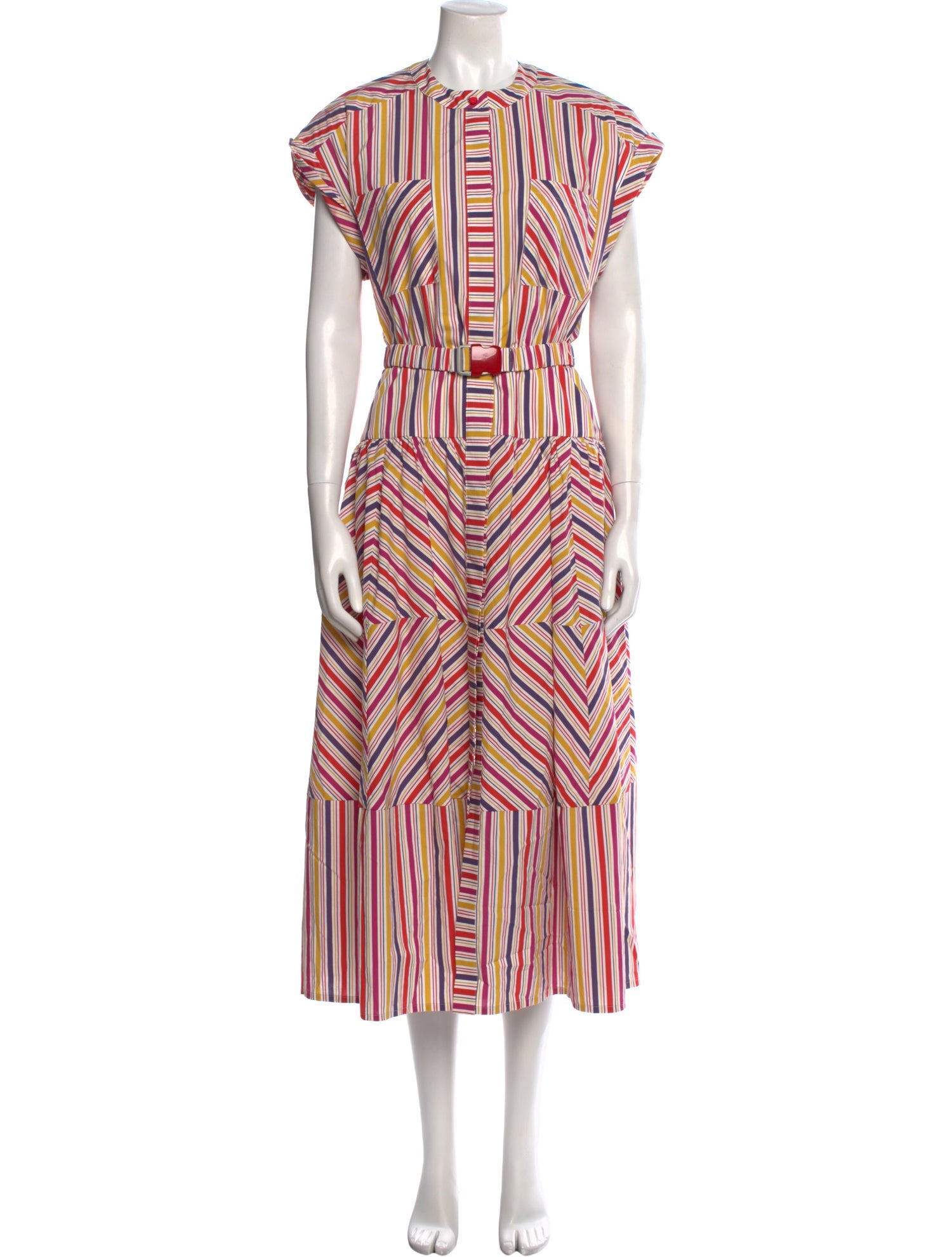 Silvia Tcherassi Striped Long Dress