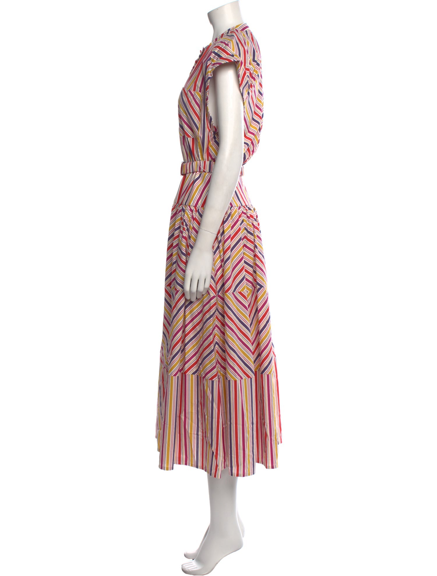 Silvia Tcherassi Striped Long Dress