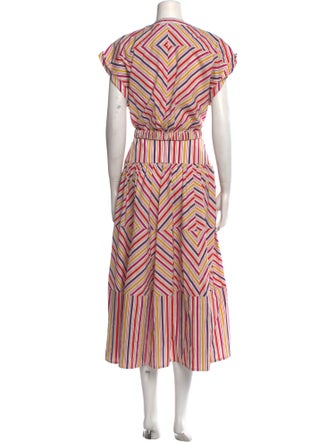 Silvia Tcherassi Striped Long Dress