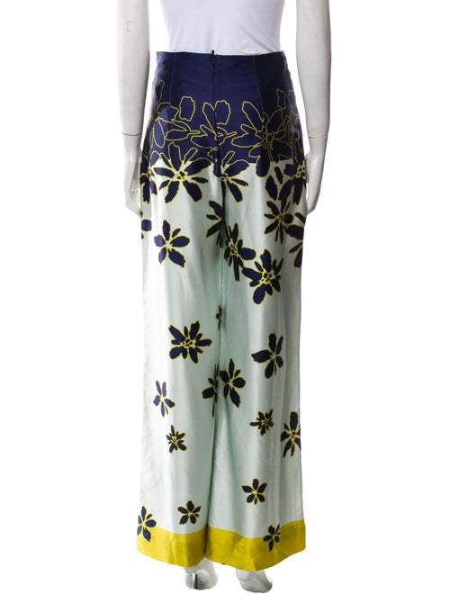 Silvia Tcherassi Silk Wide Leg Pants