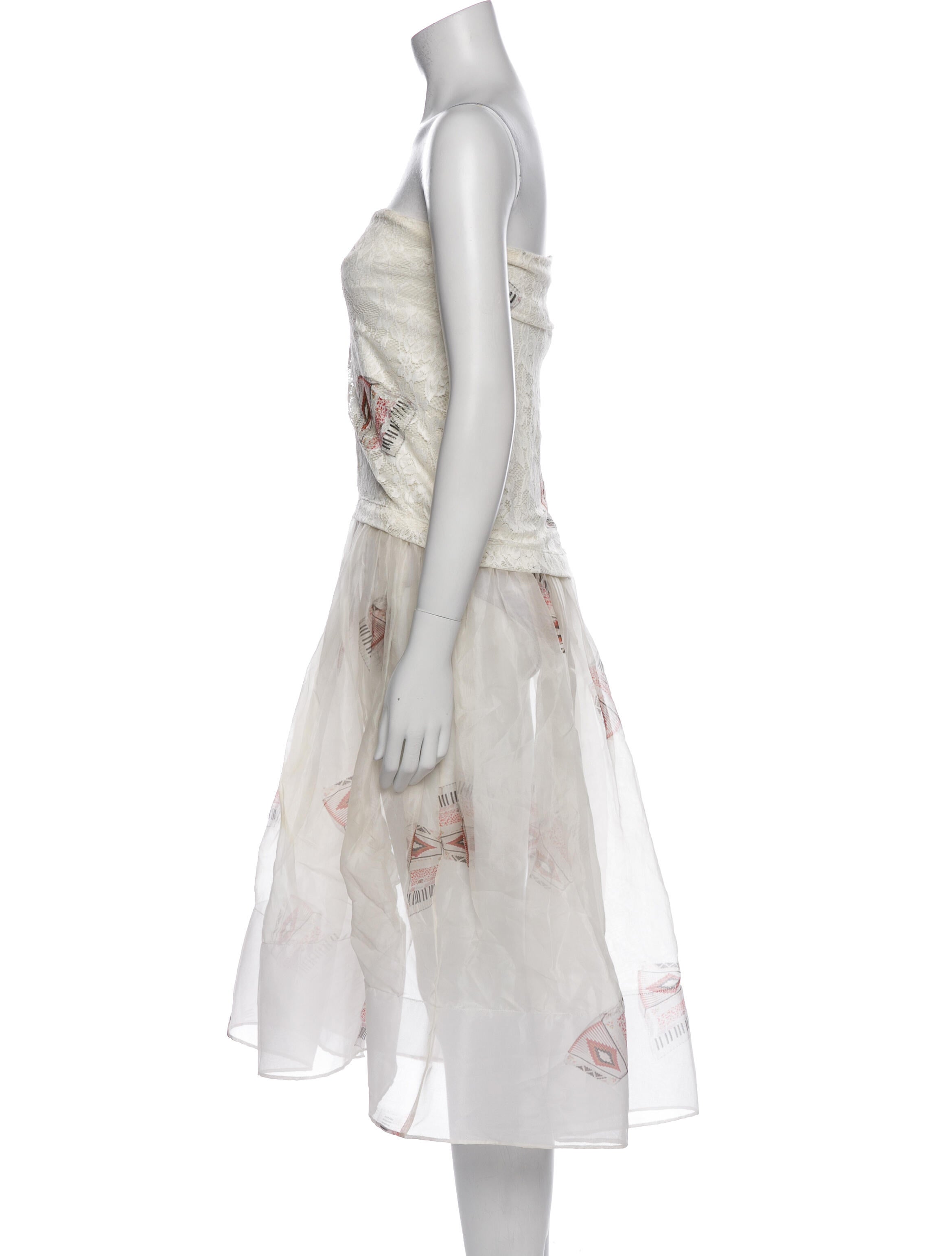 Silvia Tcherassi Silk Knee-Length Dress