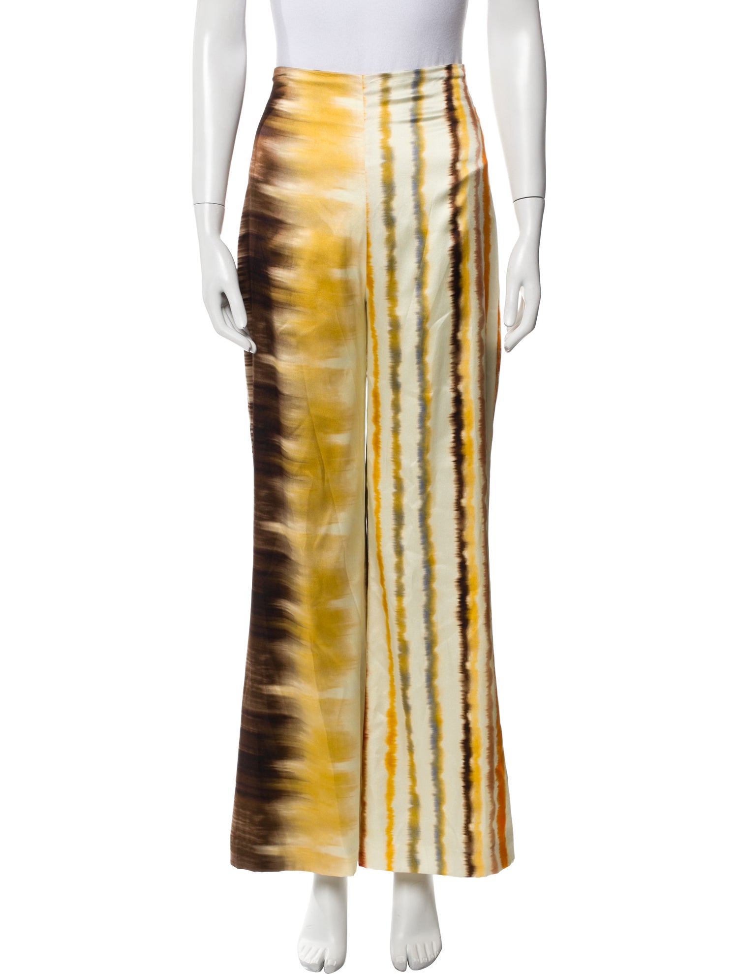 Silvia Tcherassi Silk Wide Leg Pants