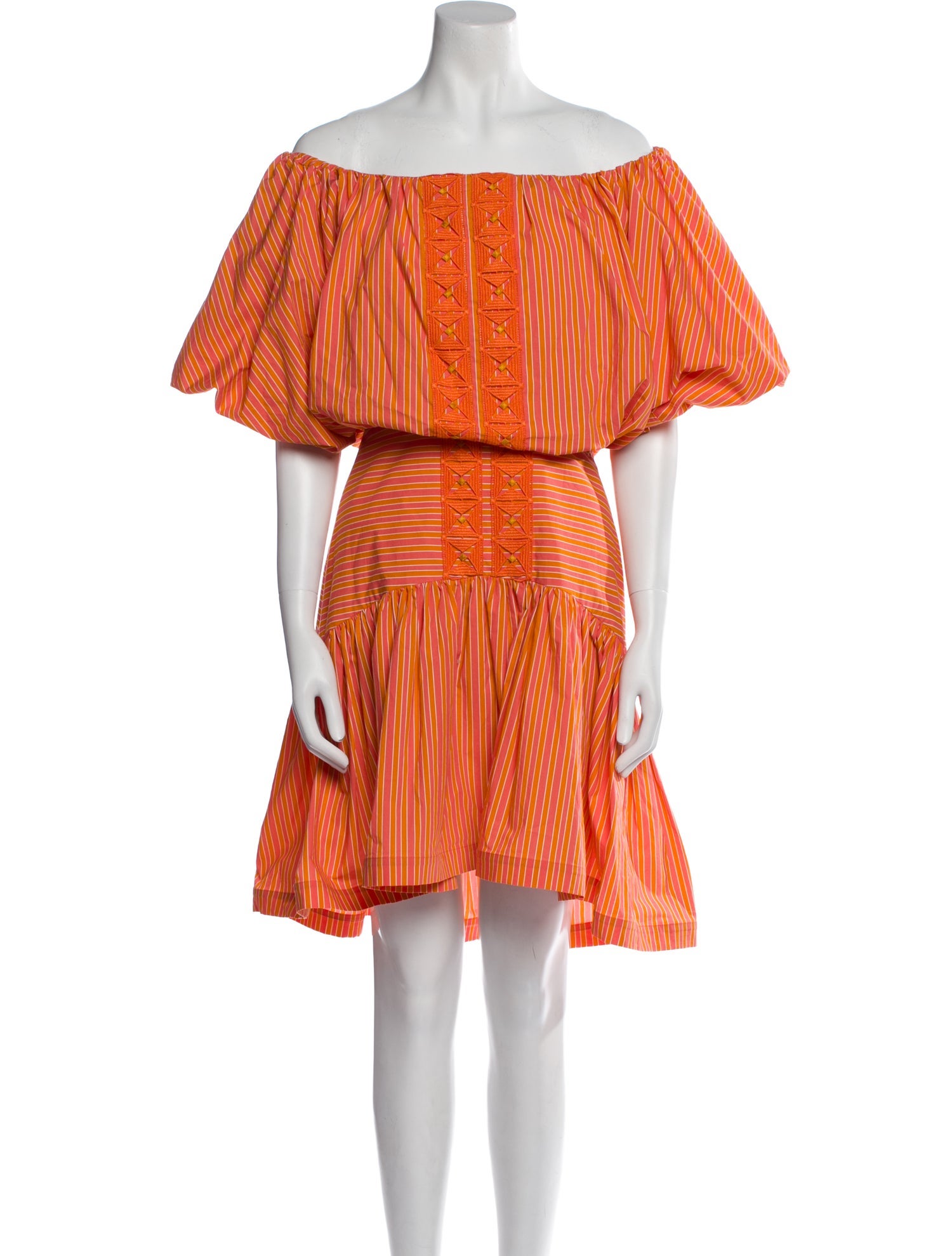 Silvia Tcherassi Striped Mini Dress