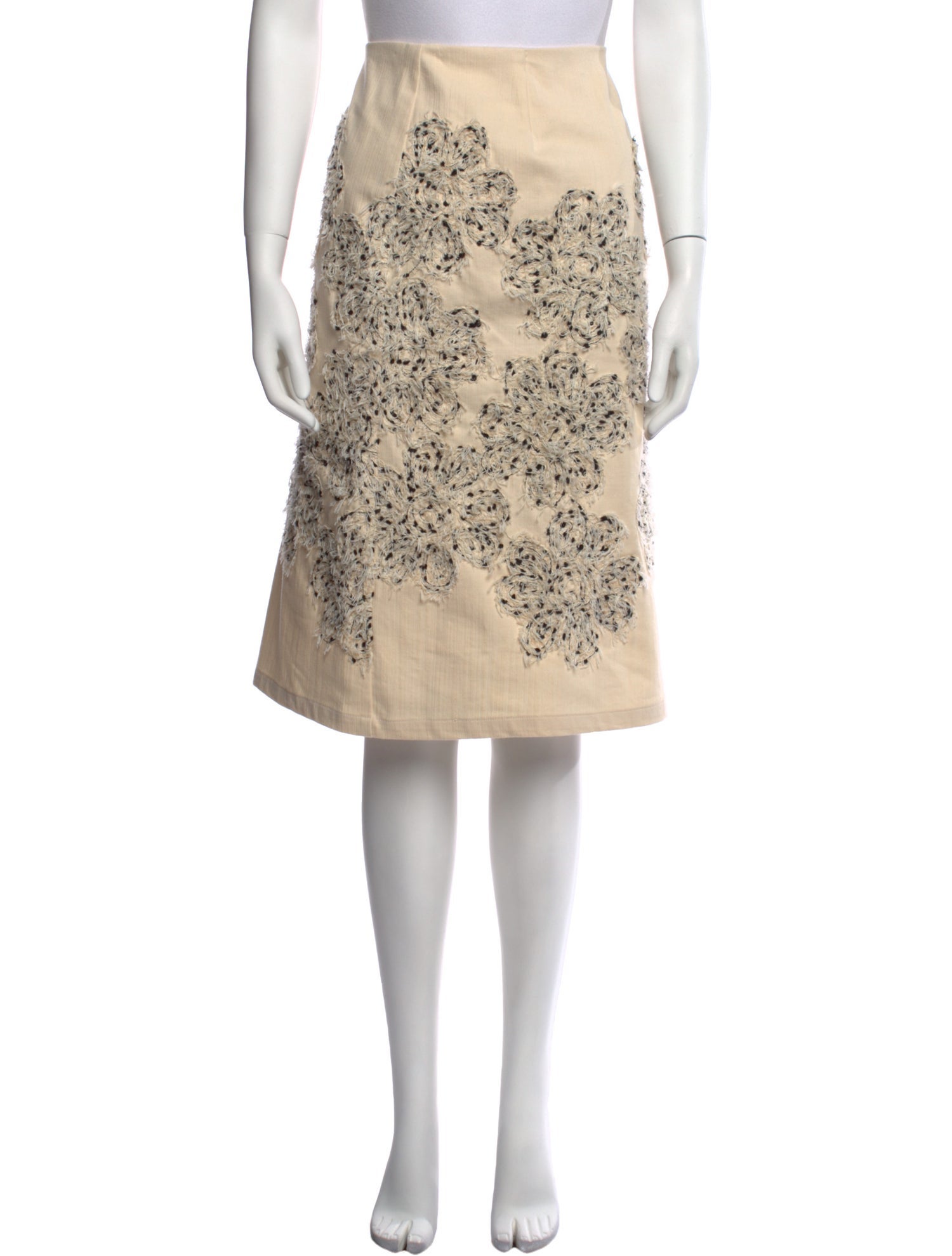 Silvia Tcherassi Floral Print Knee-Length Skirt