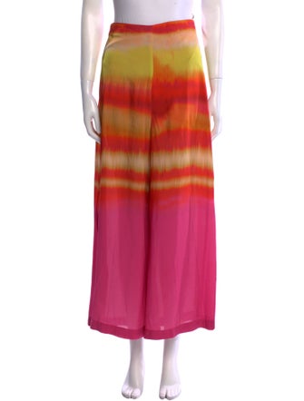 Silvia Tcherassi Printed Wide Leg Pants