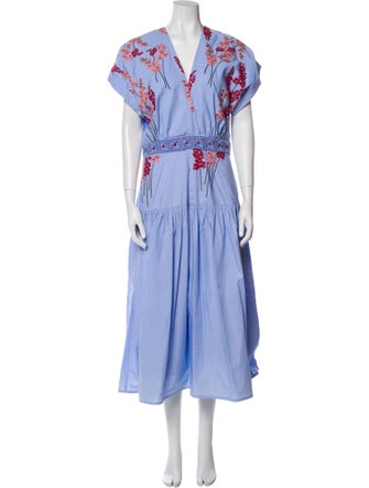 Silvia Tcherassi Patterned Long Dress