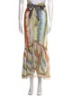 Silvia Tcherassi Tie-Dye Print Long Skirt