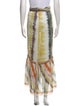 Silvia Tcherassi Tie-Dye Print Long Skirt