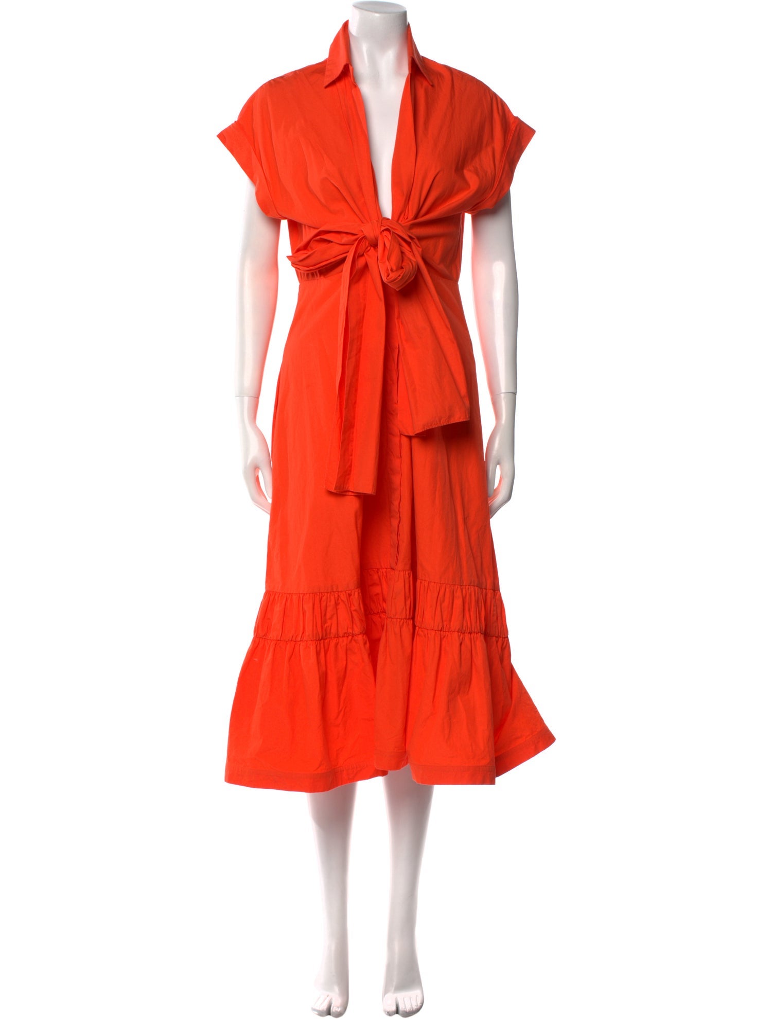 Silvia Tcherassi V-Neck Long Dress