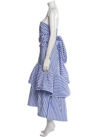 Silvia Tcherassi Striped Long Dress