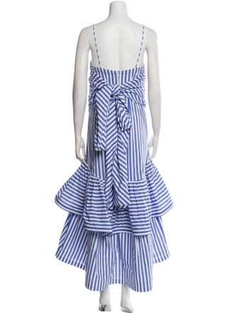 Silvia Tcherassi Striped Long Dress