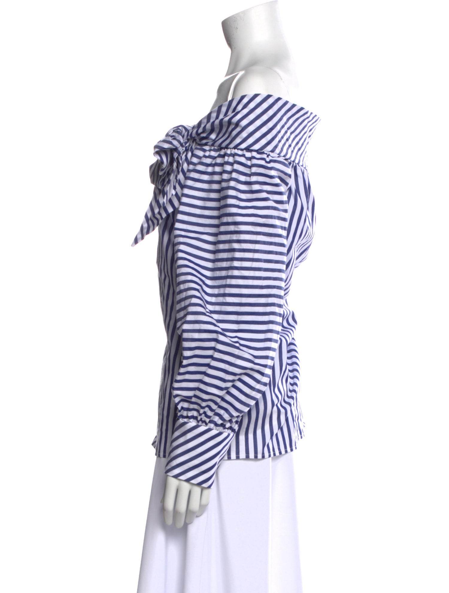 Silvia Tcherassi Striped Off-The-Shoulder Top