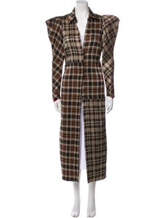 Silvia Tcherassi Plaid Print Coat
