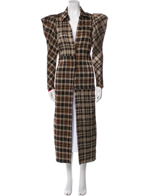 Silvia Tcherassi Plaid Print Coat