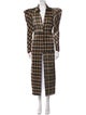 Silvia Tcherassi Plaid Print Coat