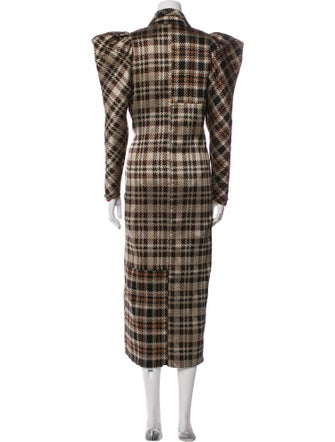 Silvia Tcherassi Plaid Print Coat