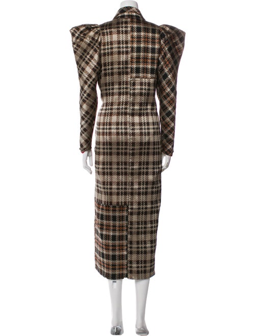 Silvia Tcherassi Plaid Print Coat