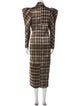 Silvia Tcherassi Plaid Print Coat
