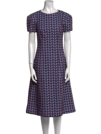Silvia Tcherassi Printed Midi Length Dress