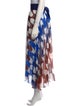 Silvia Tcherassi Printed Midi Length Skirt