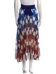 Silvia Tcherassi Printed Midi Length Skirt