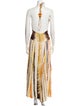 Silvia Tcherassi Tie-Dye Print Long Dress