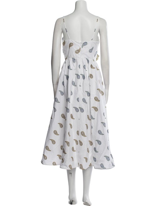 Silvia Tcherassi Striped Midi Length Dress