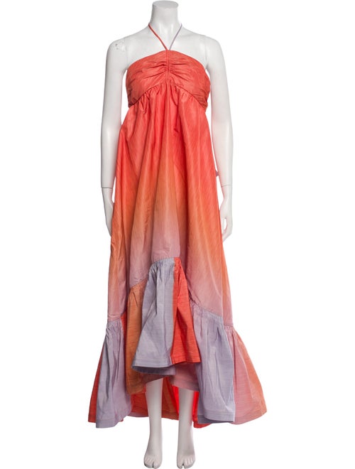 Silvia Tcherassi Halterneck Long Dress