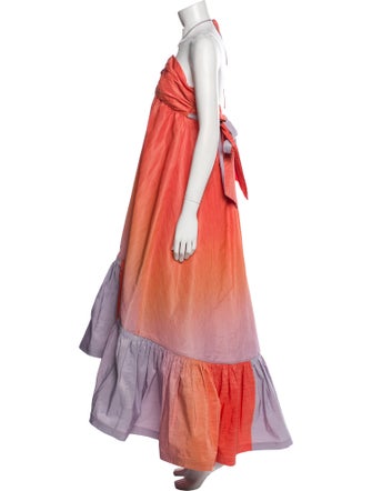 Silvia Tcherassi Halterneck Long Dress