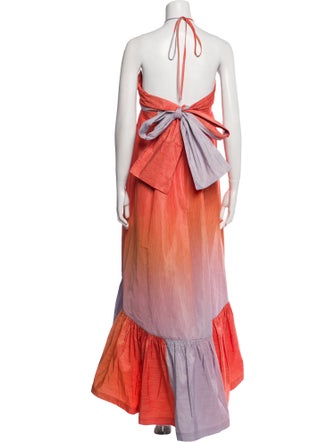 Silvia Tcherassi Halterneck Long Dress