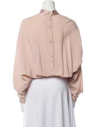 Silvia Tcherassi Mock Neck Long Sleeve Sweatshirt