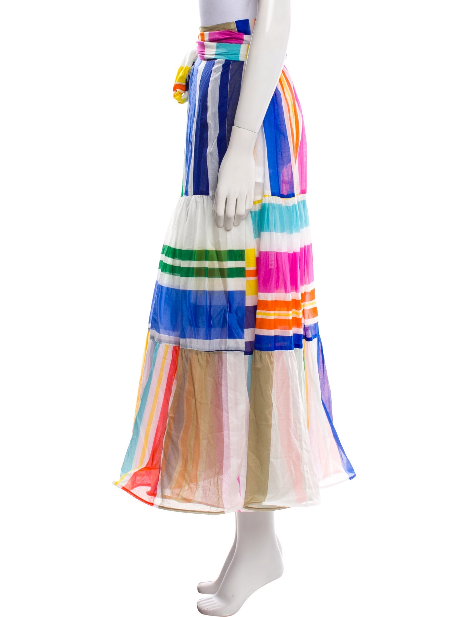 Silvia Tcherassi Striped Long Skirt