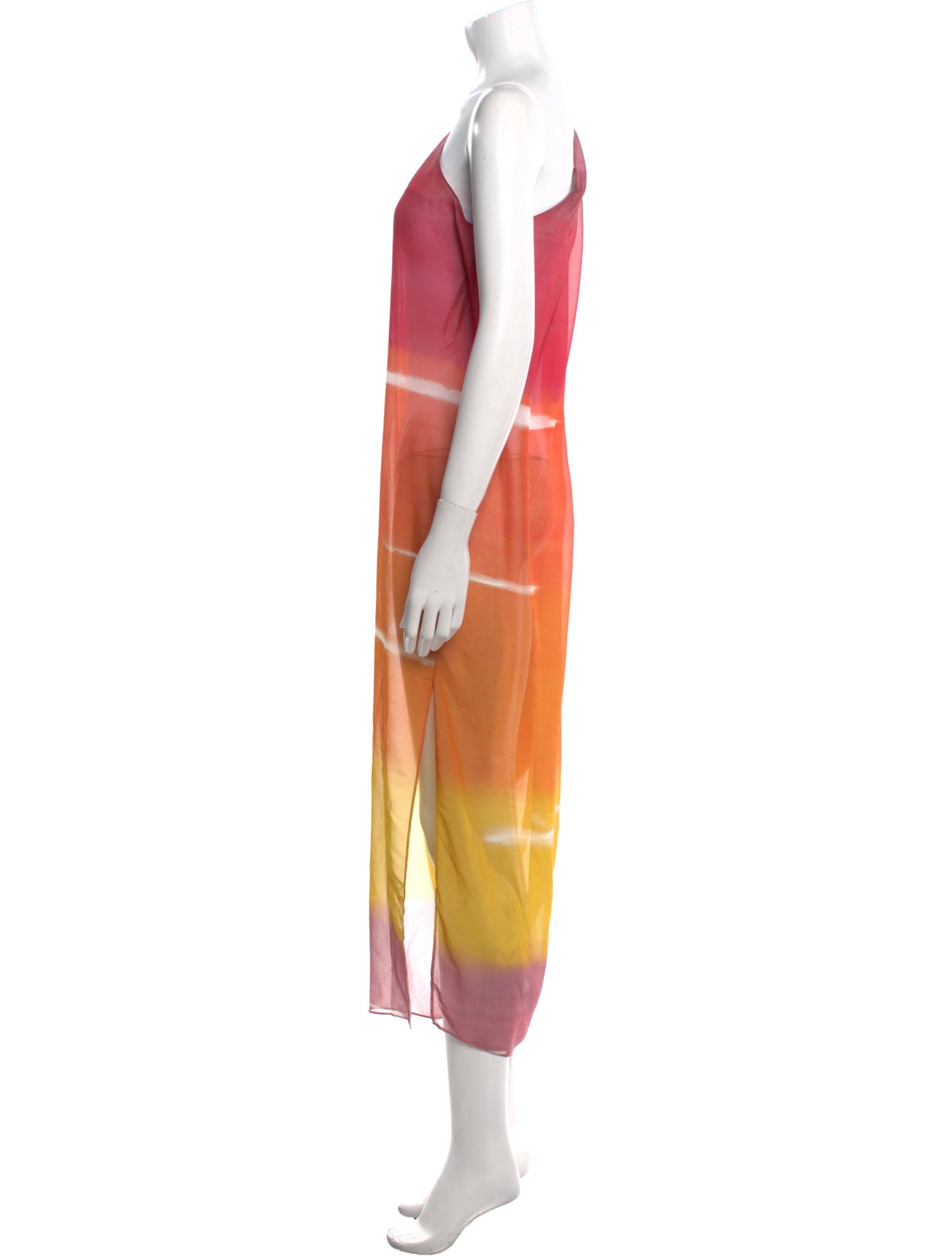 Silvia Tcherassi Tie-Dye Print Midi Length Dress