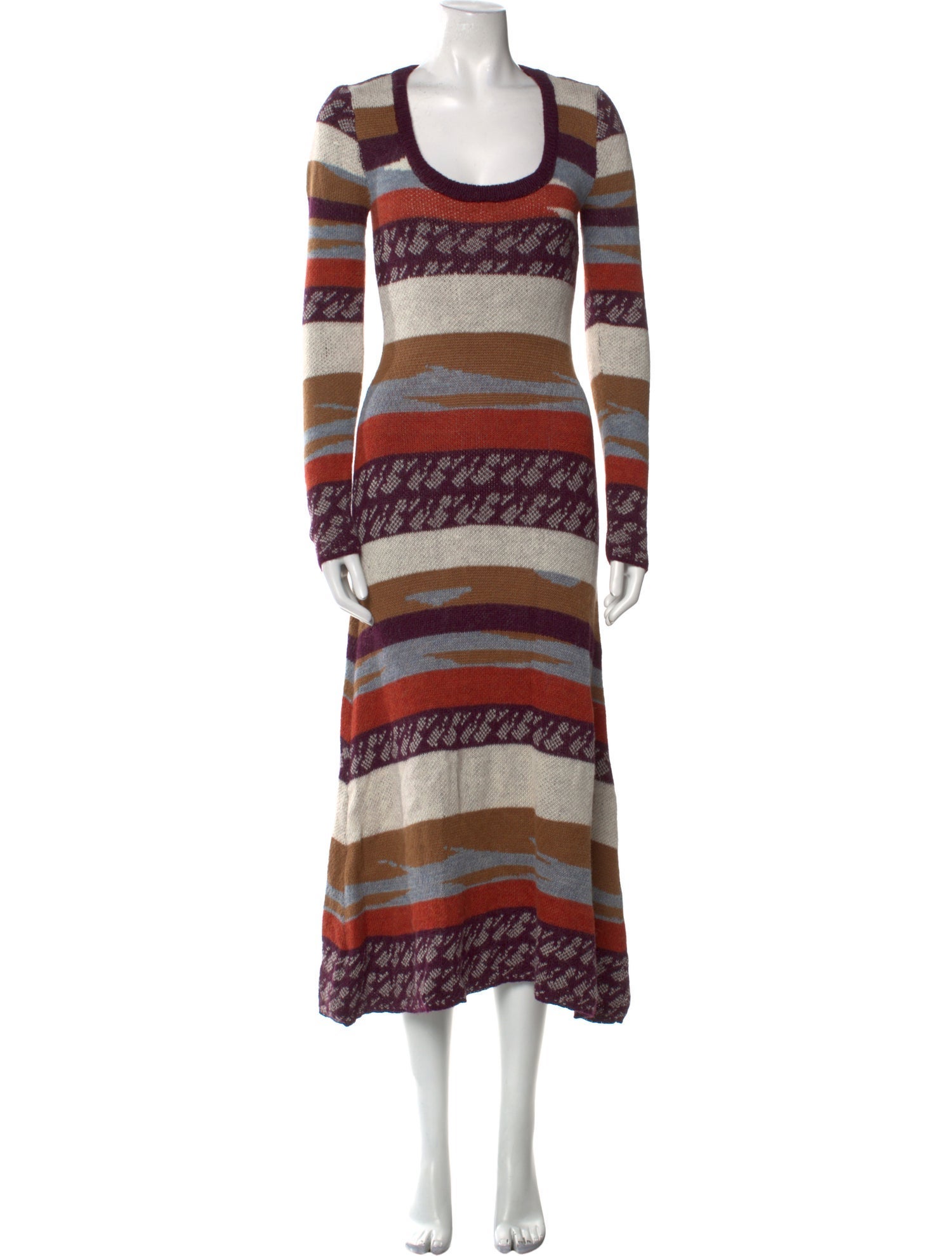 Silvia Tcherassi Striped Long Dress