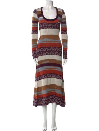 Silvia Tcherassi Striped Long Dress