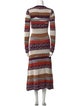 Silvia Tcherassi Striped Long Dress
