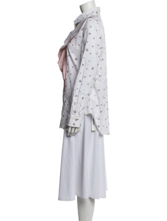 Silvia Tcherassi Printed Long Sleeve Tunic