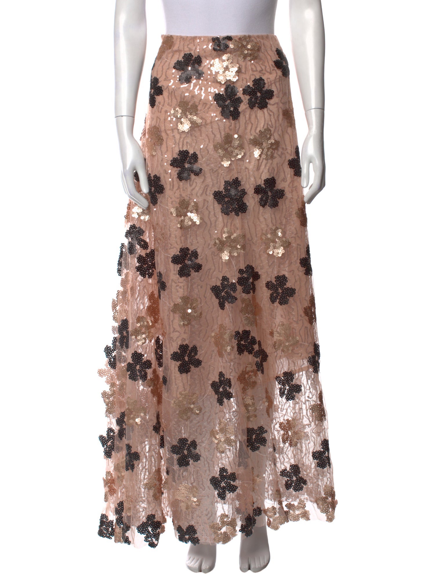 Silvia Tcherassi Floral Print Long Skirt