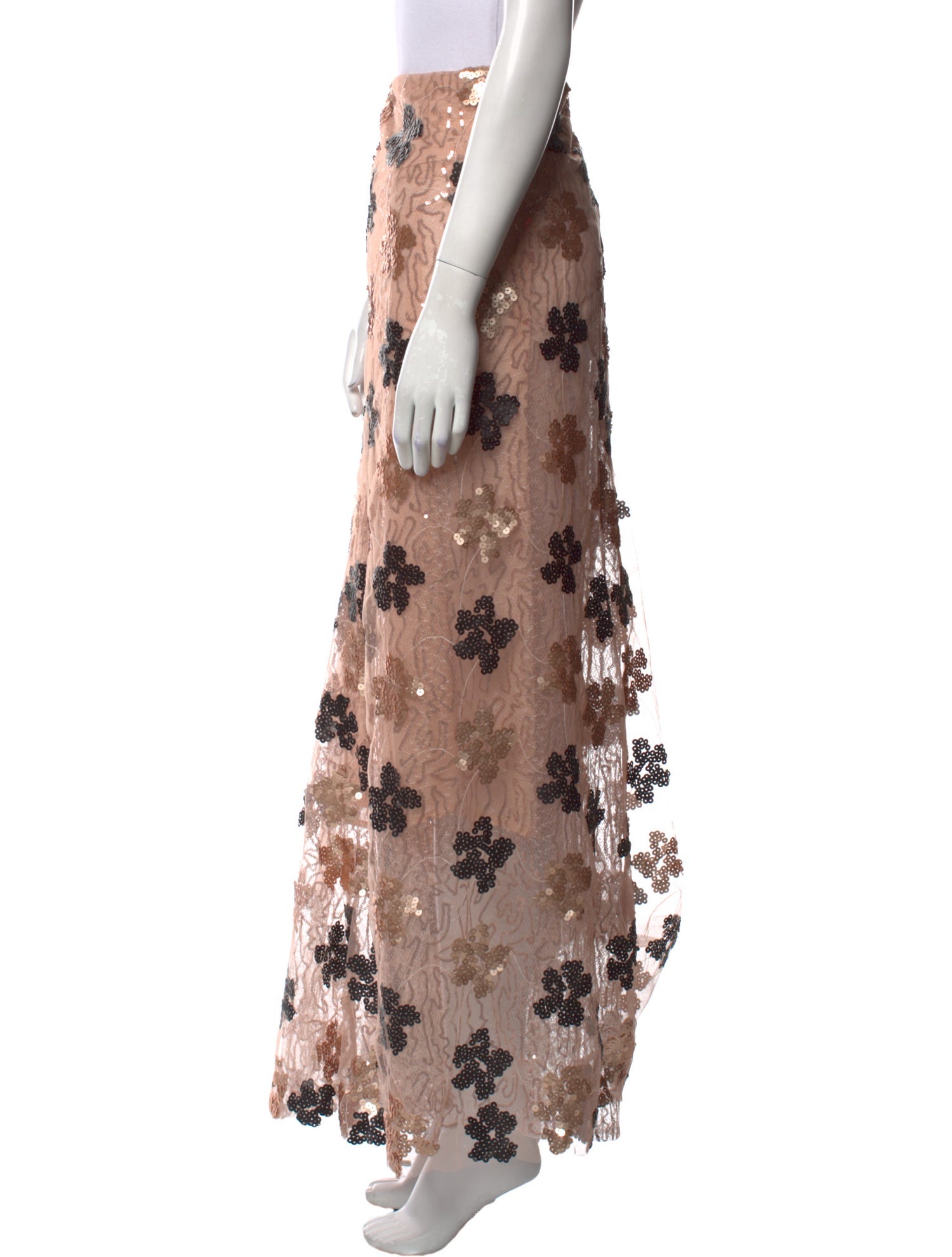 Silvia Tcherassi Floral Print Long Skirt