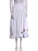Silvia Tcherassi Floral Print Midi Length Skirt