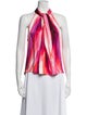 Silvia Tcherassi Printed Halterneck Blouse